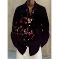 thumbnail image 1 of Camisa de hombre con notación musical, instrumentos musicales, gráficos claros, informal, para exteriores, calle, cómoda, suave, lujosa, 2024, popular, más, 1 of 6