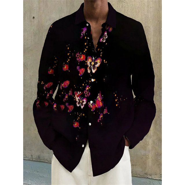 Camisa de hombre con notación musical, instrumentos musicales, gráficos claros, informal, para exteriores, calle, cómoda, suave, lujosa, 2024, popular, más