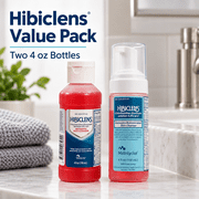 Hibiclens Antiseptic Skin Cleanser, 4 fl oz Flip Cap and 4 fl oz Foaming Pump Value Pack