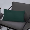 thumbnail image 4 of A1HC Set of 2 Luxurious Soft Velvet Throw Pillow Covers Only, 12"x20", Forest Green, Decorative Cushion Covers with Hidden YKK Zipper for Sofa or Bed, 4 of 5