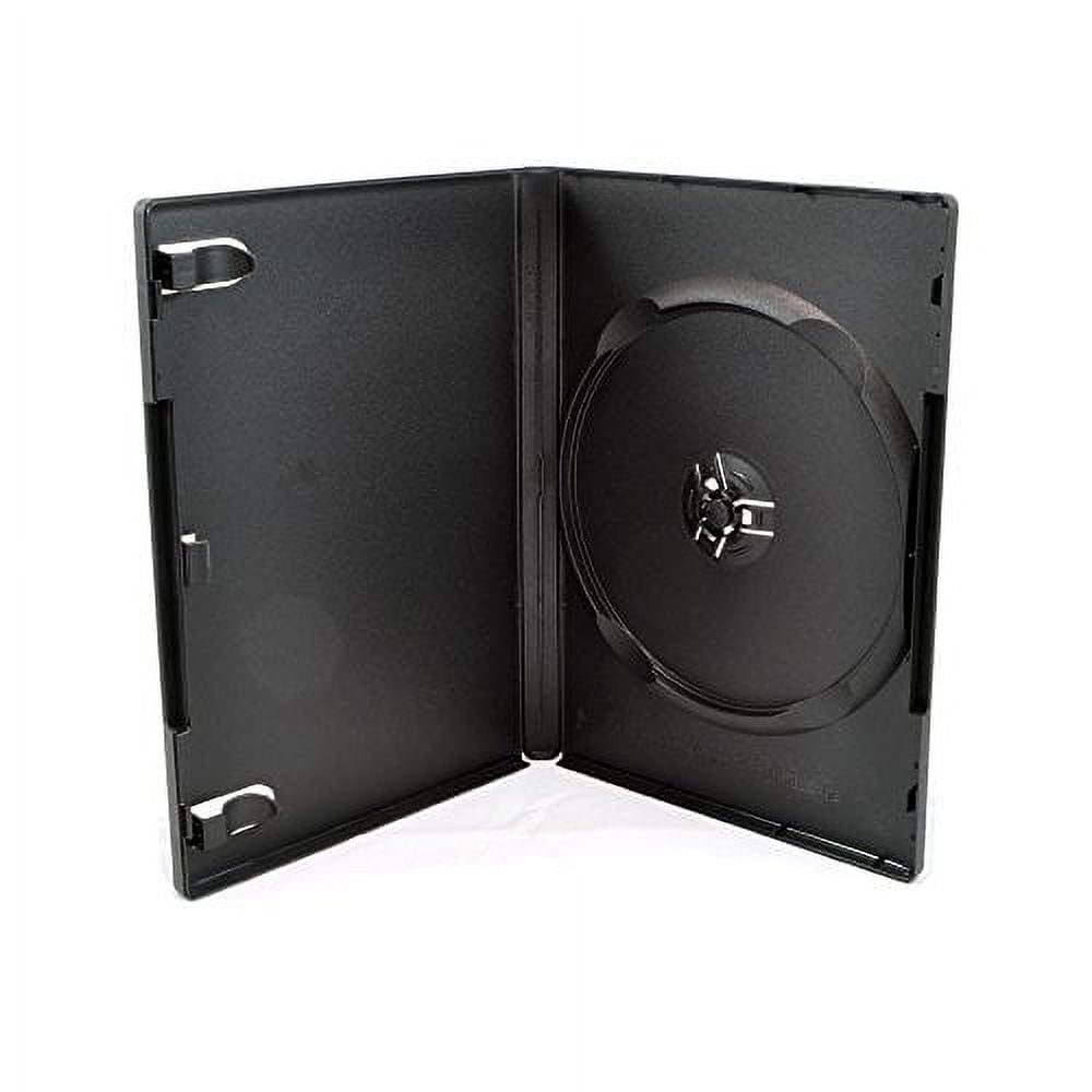 Maxtek 25 Pack Quad 4 Disc DVD Cases, 14mm Black with Flip Maxtek 25 Pack Quad 4 Disc DVD Cases, 14mm Black with Flip