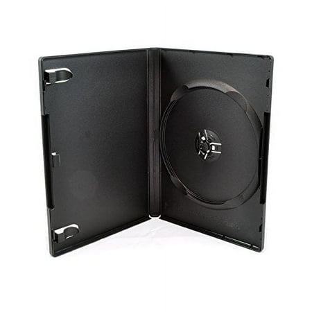 Maxtek Standard 14mm Black Single Disc DVD Cases with Outer Clear Sleeve (25 Pack) price history on PriceWatchPro