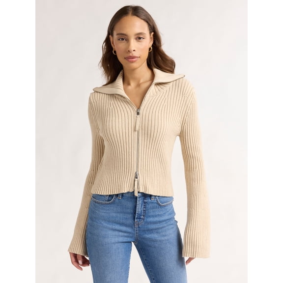 WIDE COLLAR ZIP CAR