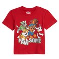 thumbnail image 2 of Paw Patrol Toddler Boys Graphic T-Shirt and Shorts Set Black/Red 2T, 2 of 5