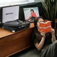 thumbnail image 6 of Udreamer Bluetooth Portable Suitcase Record Player with 3-speed Turntable & Built-in Speakers | Black, 6 of 13