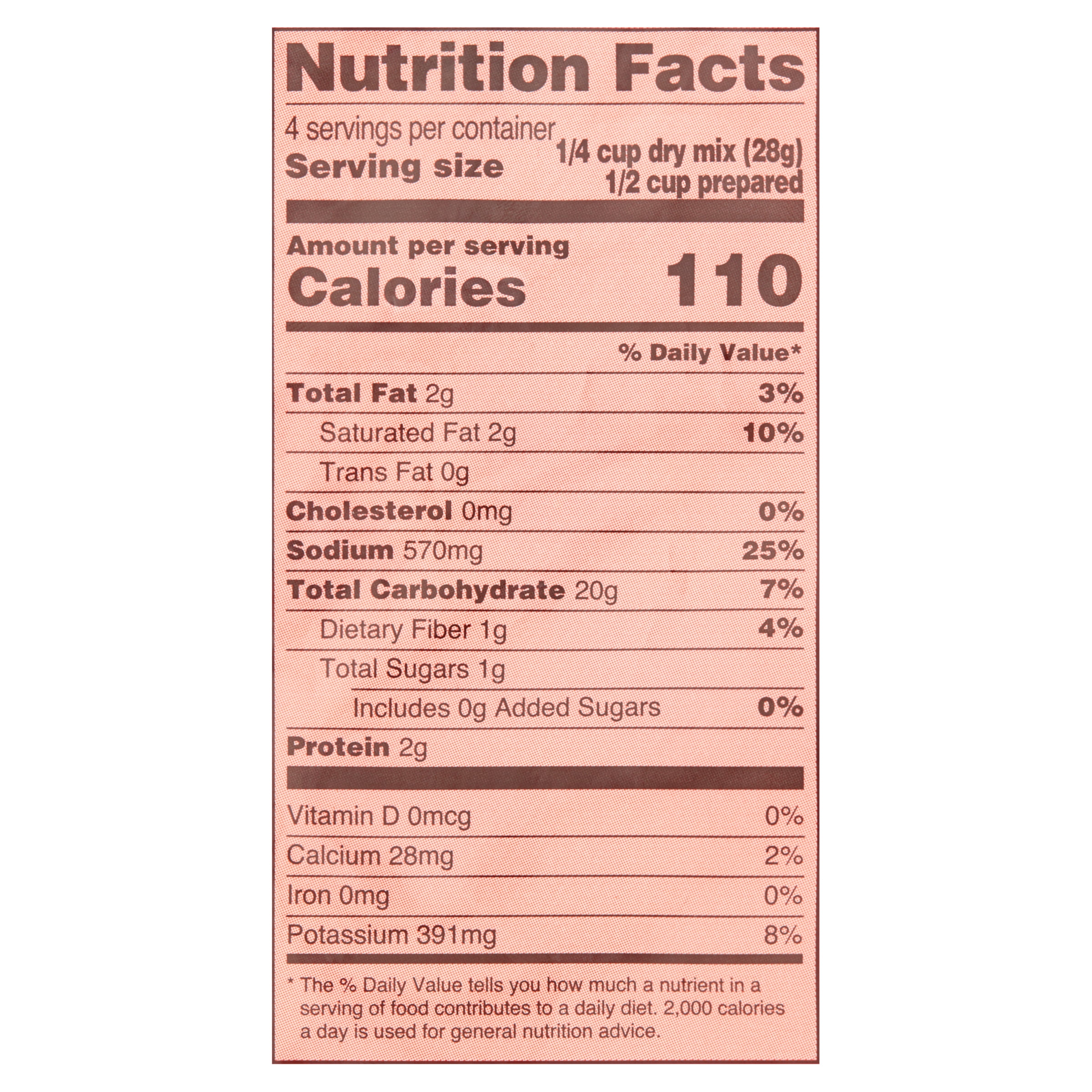 (4 pack) Great Value Four Cheese Complete Potatoes, 4 oz