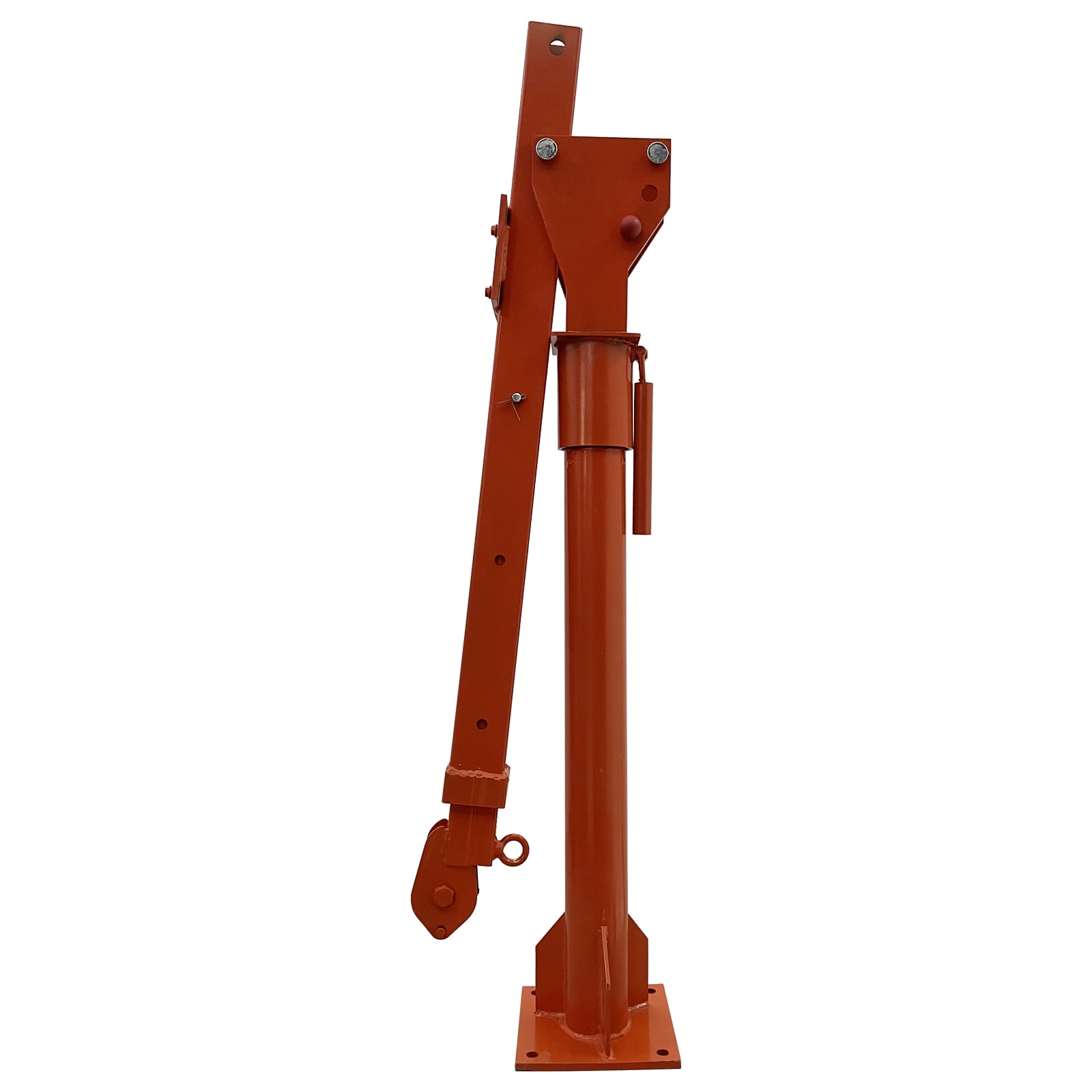 EQCOTWEA Davit Crane Winch Crane 360° Swivel Electric Hoists Winch Truck-Mounted 1100lb Remote Control 12V