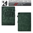 thumbnail image 6 of ELEHOLD Case for iPad 6th Generation, Slim PU Leather Case with Card Holder Folio Stand Cover Compatible with iPad 6th Generation,Green, 6 of 6