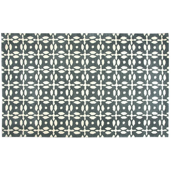 Rizzy Rugs Opus Area Rug OP8231 Grey Abstract Shapes 5' x 8' Rectangle