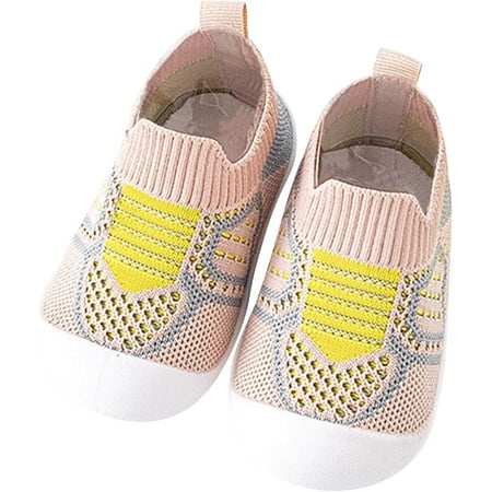 

QWZNDZGR Baby Sneakers Girls Boys Lightweight Breathable Breathable Warm Elastic Sock Shoes Sneakers Winter Warm Shoes Socks