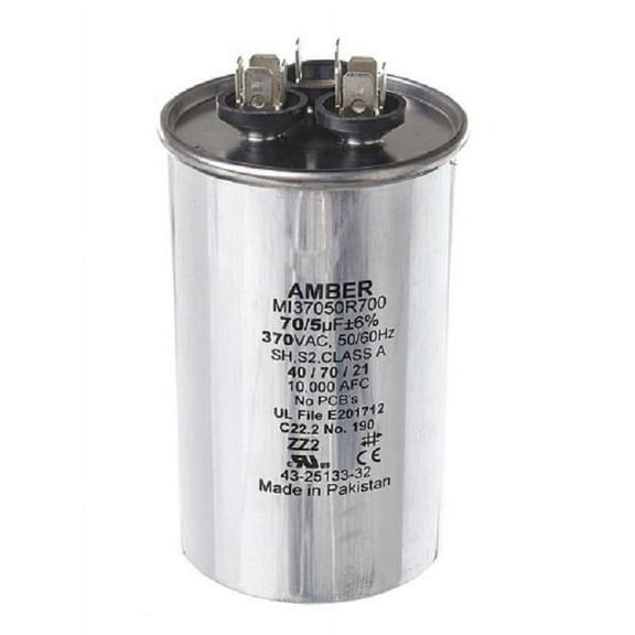 Rheem Furnace Parts 43-25133-32 - Capacitor - 70/5/370 Dual Round