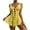 Yellow, variant on uublik Womens Comfy Lingerie Sets Valentine's Day Sleepwear Chemise Dress Lace Nighty Nightgowns Pink L