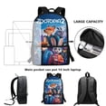 thumbnail image 6 of Cartoon Backpack Zootopia Funny Laptop Bag Book Bag Hiking Outgoing Daypack Anime Schoolbag, 6 of 6
