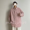 thumbnail image 2 of adviicd Long Sleeve Tee Shirts For Men Mens Flannel Shirts Long Sleeve Button Down Casual Work Plaid Shirt Men All Cotton Soft with Pocket Regular Fit Pink 2XL, 2 of 4