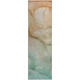 thumbnail image 2 of Addison Rugs Mayfield Washable Transitional Watercolors Teal Runner Rug, 2'3" x 7'6", 2 of 5