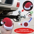 thumbnail image 6 of Festival Car Trailer Hat Ornament Sturdy Plastic Christmas Decoration For Vehicle Outdoors Holiday Decors, 6 of 8