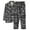 A-Black84, variant on Men's Breathable Short-Sleeve Pajama Set Striped Raglan-Sleeve Night Wear Pajama Sets