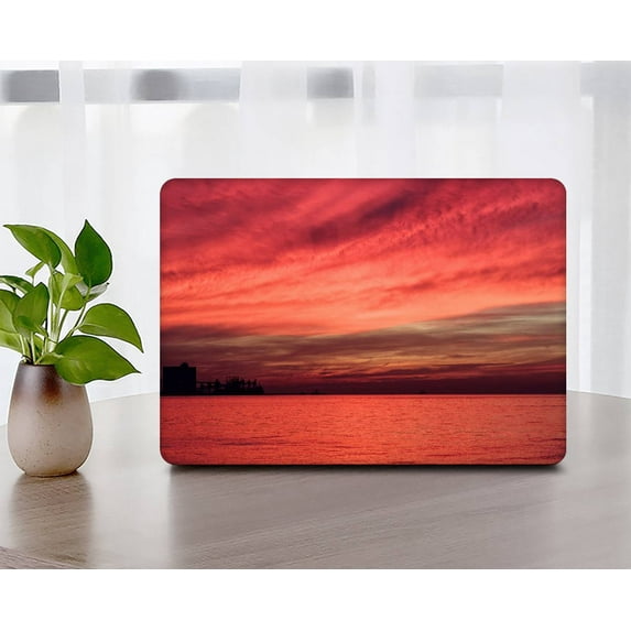 KSK KAISHEK Plastic Hard Shell Compatible with 2018/2019/2020/2021/2022 Release Newest MacBook Air 13 inch Touch ID Model: A1932/A2179/A2337 m1 Red series 0151