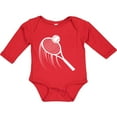 thumbnail image 3 of Inktastic Swinging Tennis Racket Boys or Girls Long Sleeve Baby Bodysuit, 3 of 5