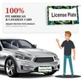 thumbnail image 6 of 1Pack License Plate Frames with Green and Blue Jungle Maze Pattern Includes Screws & Caps Full Accessories Included Size 6.3x12.2inch(16x31cm), 6 of 8