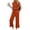 07#Orange1, variant on Summer Travel Lounge Sets for Women 2 Piece Mock Neck Top and Wide Leg Crop Pants Casual Vacation Matching Outfit 2026 Light Blue XL