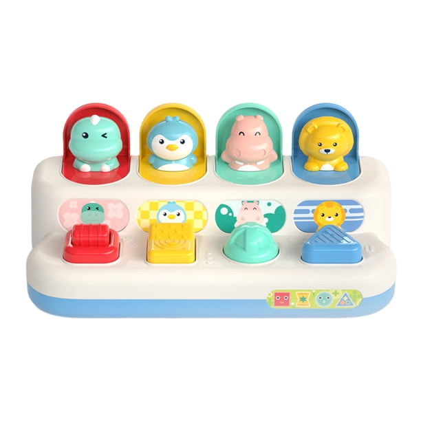 Juguetes musicales emergentes Número de ejercicio de dedos Juguetes a juego de animales para bebés y niños pequeños