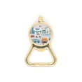thumbnail image 1 of Hong Kong Valuable Visiting Things Beer Bottle Cap Opener Stainless Steel Key Chain, 1 of 3