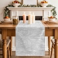 thumbnail image 2 of Table Runner - 70 Inch Long, Simple Line Wooden Texture Kitchen Dining Table Runner Dresser Scarves, Modern Striped Farmhouse Decor for Coffee Tables Wedding Party Banquet, 2 of 8