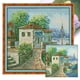thumbnail image 1 of Hilo Algodón Bordado Punto Cruz Impreso 14 Quilates Con Vista A La Bahía 36x36cm, 1 of 9