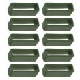 thumbnail image 1 of Hebilla de Reloj Sunnimix Banda Colorida Silicona 10pcs Verde, 1 of 8