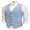 Sky Blue, variant on COOFANDY Men's Casual Business Vests Lightweight Waistcoat Slim Fit Suit Vest