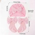 thumbnail image 7 of Miaouyo Newborn Hat and Socks Set, Sequined Bow Soft Casual Baby Girl Accessories, 7 of 7