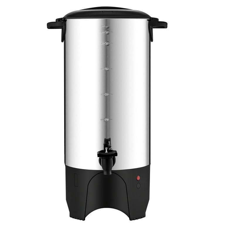 BENTISM Commercial Coffee Urn 50 Cup Stainless Steel Coffee Dispenser Fast  Brew 
