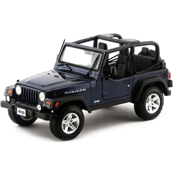 Jeep Wrangler Rubicon Deep Blue 1/18 Diecast Model Car by Maisto