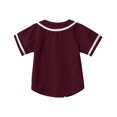 thumbnail image 5 of Ma Croix Kids Baseball Button Down Jersey Youth Active Athletic Uniform, 5 of 5