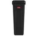 thumbnail image 2 of Bote de basura Rubbermaid Commercial Slim Jim 23L negro, 2 of 6