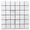 Perla, variant on The Tile Life Amsterdam 4" x 4" Perla Matte Porcelain Mosaic Tile Sample 1 Piece