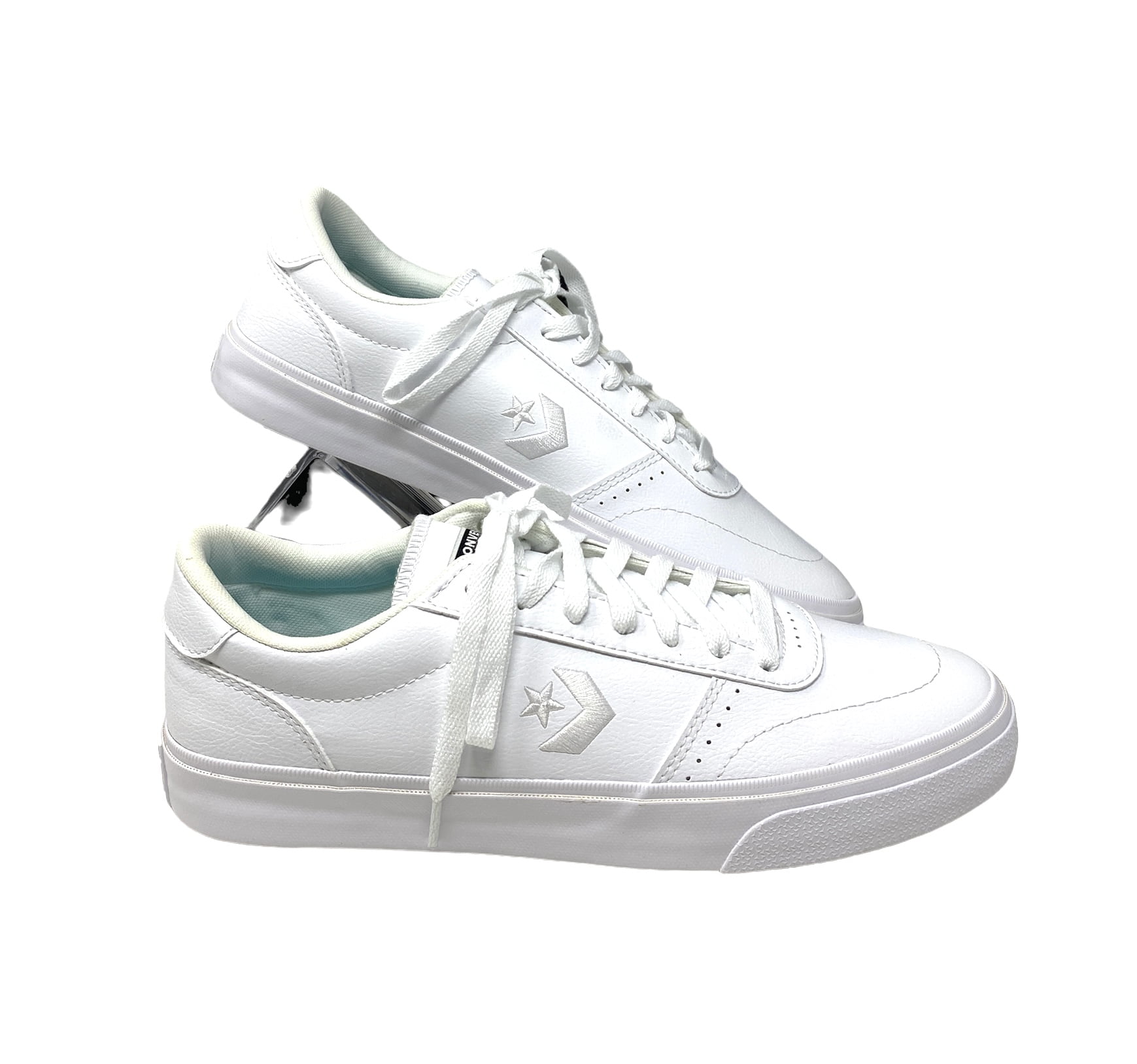 Converse Boulevard OX Low Top White Men's Leather Sneakers Size 170428C - Walmart.com