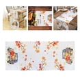 thumbnail image 1 of de Mesa Clásico, Hojas Románticas, Adorno Colorido rgo Rectangur de Lujo, Cubierta de Mesa de Otoño para Picnic, Boda, Cocina Al Aire Libre Estilo B Macarena Manteles, 1 of 8