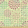 thumbnail image 2 of Abstract Fabric by the Yard, Little Flower Shaped Dots Creative Circles in Various Colors Happiness Art Design, Upholstery Fabric for Dining Chairs Home Decor Accents, Multicolor by Ambesonne, 2 of 5