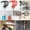 A3884 christmas decorations under 5$, variant on Wall Hooks under $5! Cagogo Heavy Duty Storage Hooks, 6-Pack Garage Wall Ceiling Hooks, Bike Storage Hooks for Organization, Metal Utility Hooks for Tools Ladders, Black Red Coated Hanger Hooks
