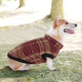 thumbnail image 6 of Pet Winter Coat Snow Zipper Clothing Cold Weather Dog Vest Warm Puppy Coat Gold Pattern, 6 of 8
