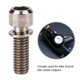 thumbnail image 4 of Tornillo fijo con abrazadera para freno de disco de bicicleta, M6x18mm, 4 Uds., con junta (titanio), 4 of 10