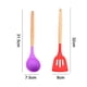 thumbnail image 2 of BPA liberan el silicón antiadherente que cocina los utensilios de cocina con la manija de madera, artilugios de cocina a prueba de calor, 2 of 5