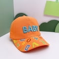 thumbnail image 2 of Xfvqtps Baby Baseball Cap Infant Toddler Boys Girls Summer Hat Letter Print Beach Breathable Sun Protection Sun Hat, 2 of 5