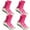 Magenta, variant on WILLED Anti Slip Soccer Grip Socks for Men, Non Skid Football Basketball Socks with Cushioning, Ideal for Soccer Training, Running, and Sports Performance, 4 Pairs