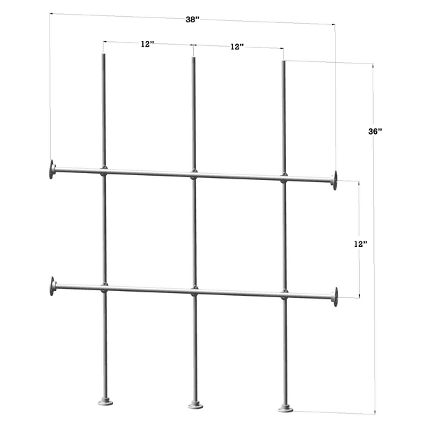 Lee Engineering 4 Foot Aluminum Side & Bottom LabFrame Kit for Fume