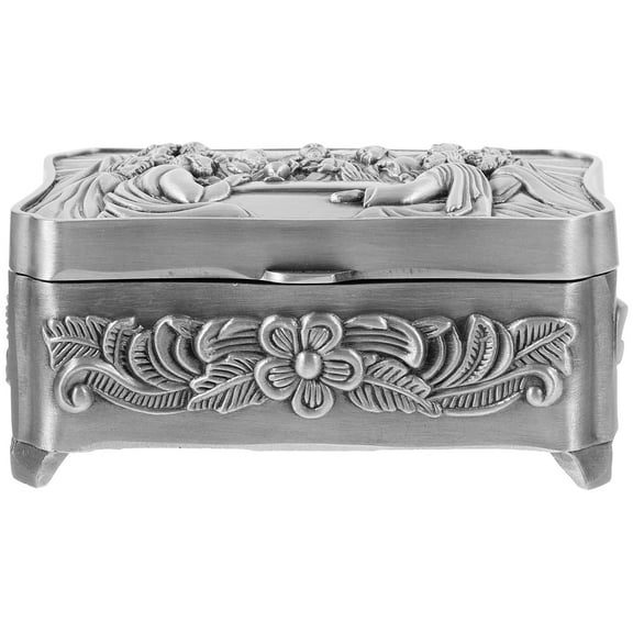 WORGEOUS Embossed Trinket Box Ring Box Ring Box Desktop European Style Keepsake Box