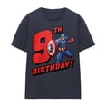 thumbnail image 1 of Captain America Womens 9th Birthday T-Shirt, 1 of 6
