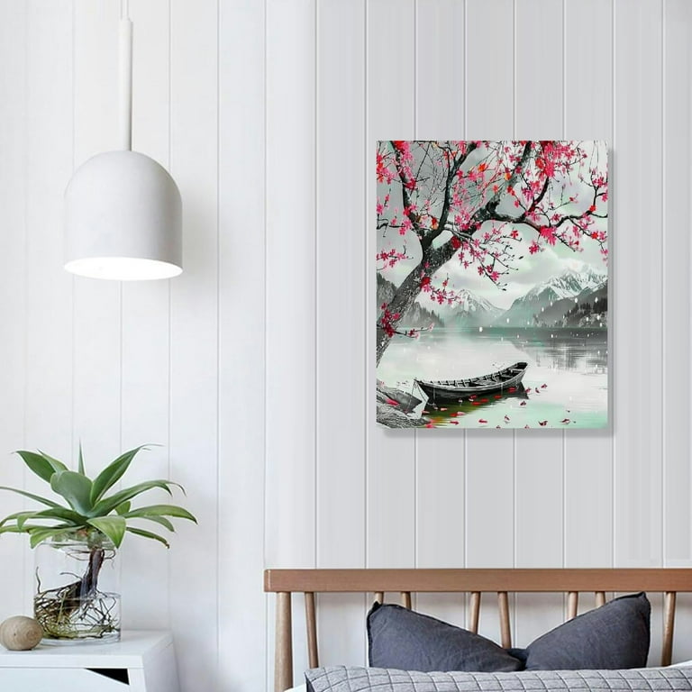 Metal Wall Decor | 17'' X 17'' X 0.05'' Cherry Blossom Art Themed Wall Decorations | Handmade Indoor And Outdoor Wall Art (17'' X 17'', Cherry Blossom, Black